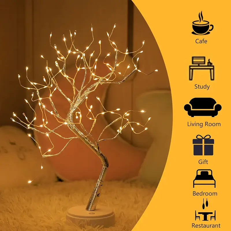 DIY Bonsai Tree LED Light