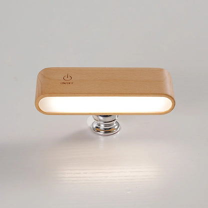 LED Wooden  Rotatable Magnetic Lamp