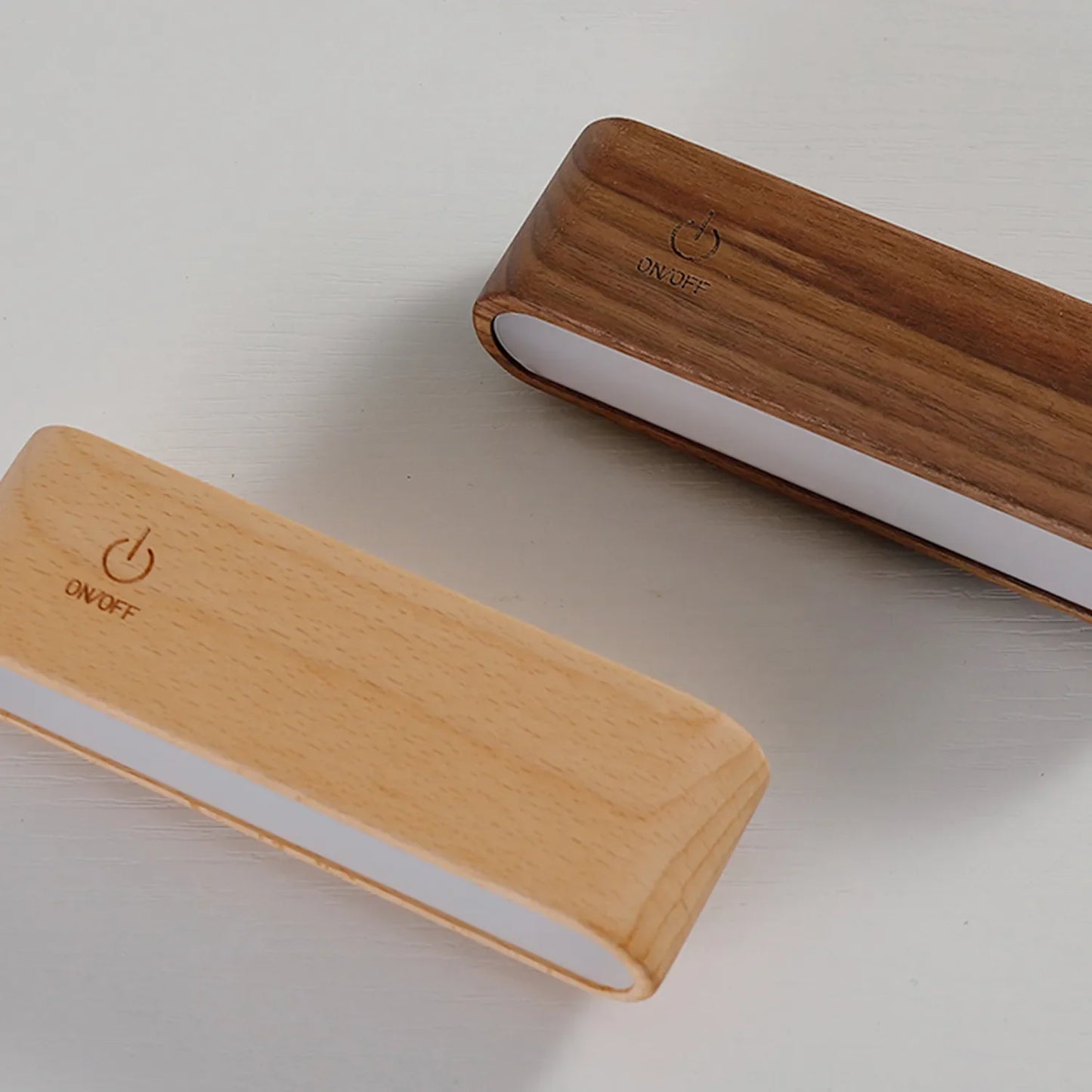 LED Wooden  Rotatable Magnetic Lamp